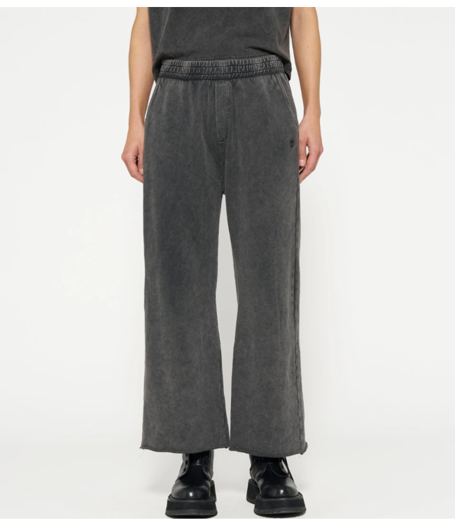 10DAYS Broek washed wide leg jogger ash grey