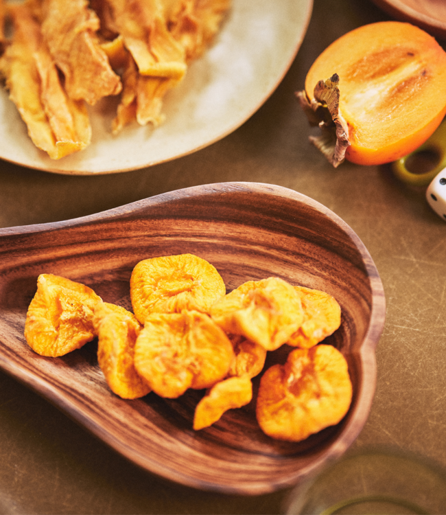 HKLIVING Schaal Acacia pear bowl L