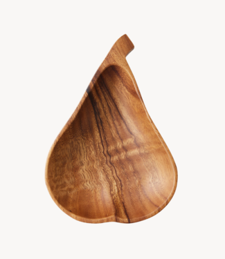 HKliving Schaal Acacia pear bowl L
