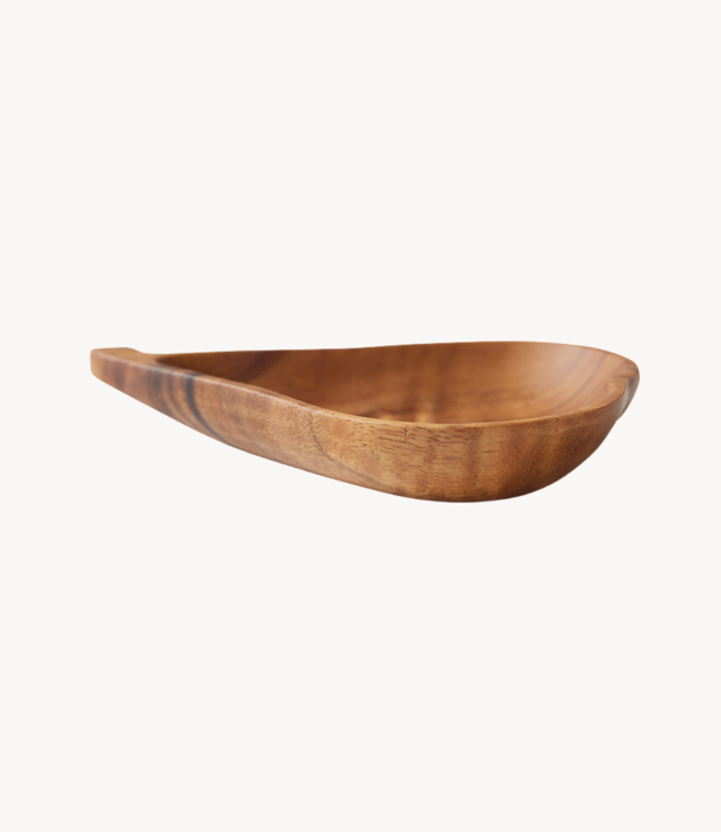 HKLIVING Schaal Acacia pear bowl L