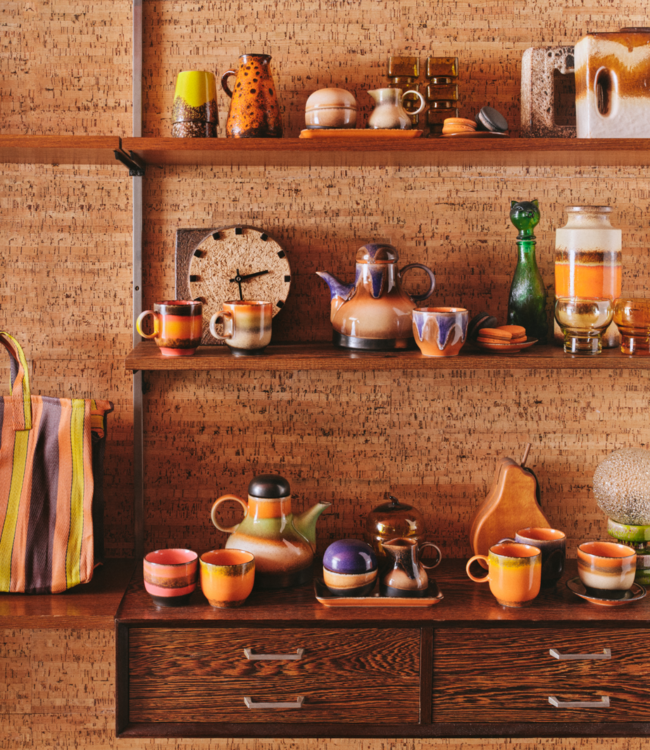 HKLIVING Melkkan 70s ceramics: milk jug 8 AM