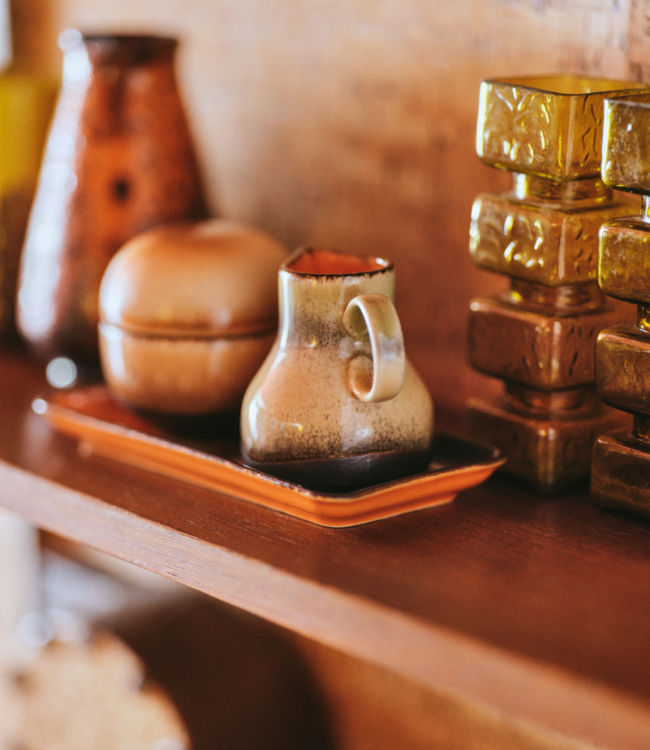 HKLIVING Melkkan 70s ceramics: milk jug 8 AM