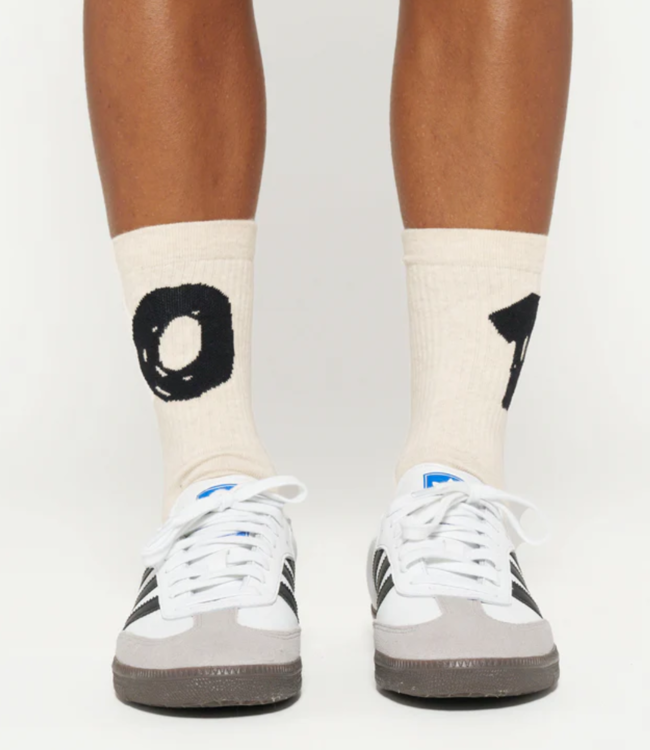 10DAYS Sokken The socks 10 soft white melee 10DAYS365