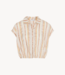 BY-BAR Blouse bieke gloss stripe blouse pastel gloss stripe