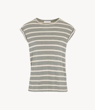 BY-BAR T-shirt  thelma nautic stripe top midnight