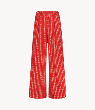 BY-BAR Broek benji red groove pant