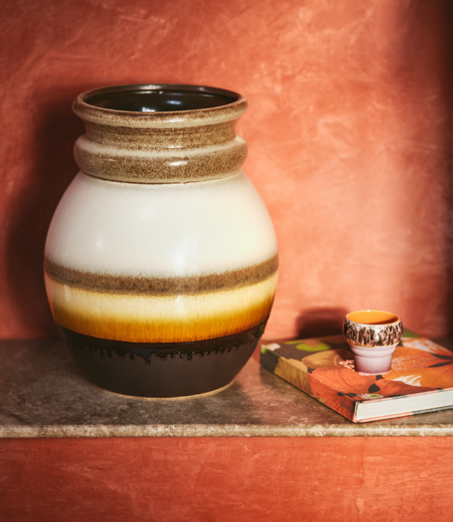 HKLIVING Vaas Grand floor vase vanilla