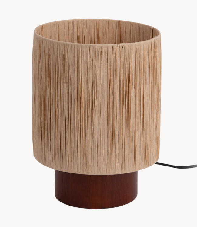 Kklup Home Selection Table Lamp Sheer Round natural