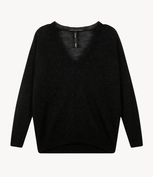 10DAYS Trui THE V-NECK KNIT SWEATER black 10DAYS365