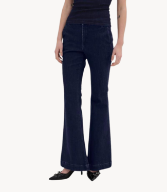 My Essential Wardrobe Broek AyoMW 158 High Bootcut Y Dark Blue U 33