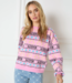 Refined Department Trui ladies knitted oversized sweater Momo lilac