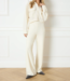 Refined Department Broek ladies knitted structured pants Nova creamy white