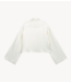 Alix The Label Blouse ladies woven kimono sleeve blouse light ecru