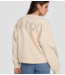 Alix The Label Trui ladies knitted mesh sweater light ecru