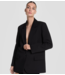 Alix The Label Blazer ladies woven flowy stretch blazer black