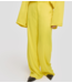 Alix The Label Broek ladies woven satin pants yellow
