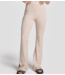 Alix The Label Broek ladies knitted A jacquard pants sand