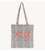 Alix The Label Tas ladies woven tiger jacquard bag dark grey