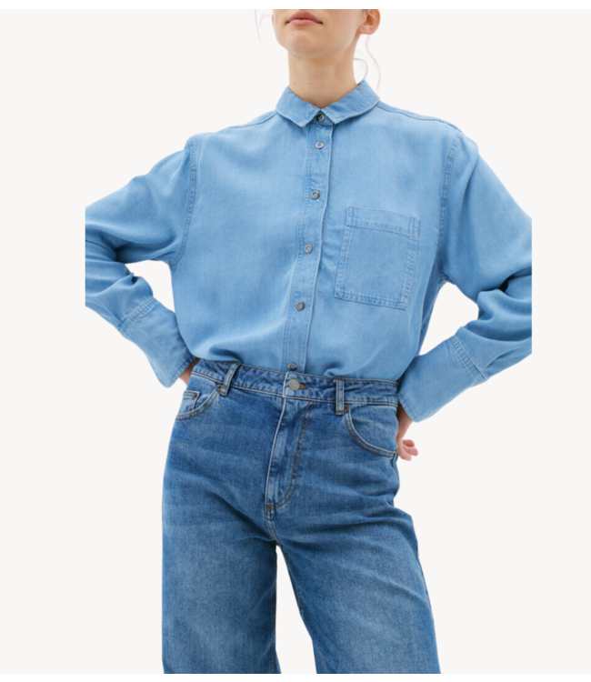 Inwear Blouse PhilipaIW Lova Shirt Light Blue Denim