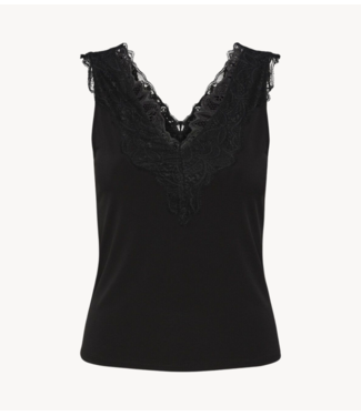 Y.A.S Top Yaslori sl lace top black NOOS