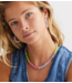 Anna+Nina Ketting Summertime Blues Necklace Silver Goldplated