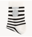 10DAYS Sokken short socks stripes ecru, black