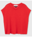 10DAYS T-shirt tee thin knit poppy red
