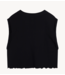 10DAYS Top v-neck top fleece black