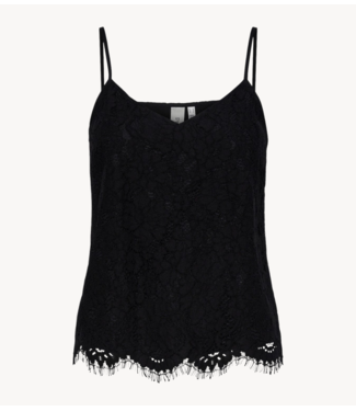 Y.A.S Top Yasperla ls lace singlet black NOOS