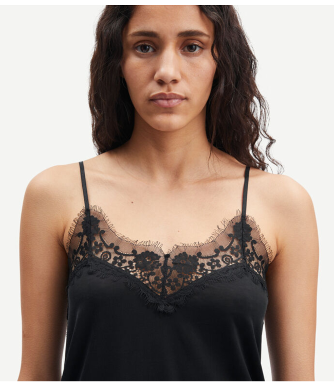 Samsøe Samsøe Top Slip top black BASICS