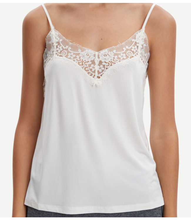 Samsøe Samsøe Top Slip top clear cream BASICS