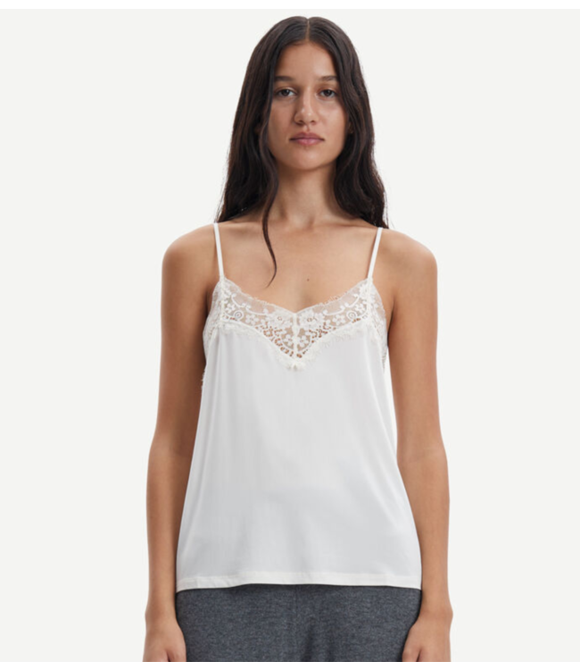 Samsøe Samsøe Top Slip top clear cream BASICS