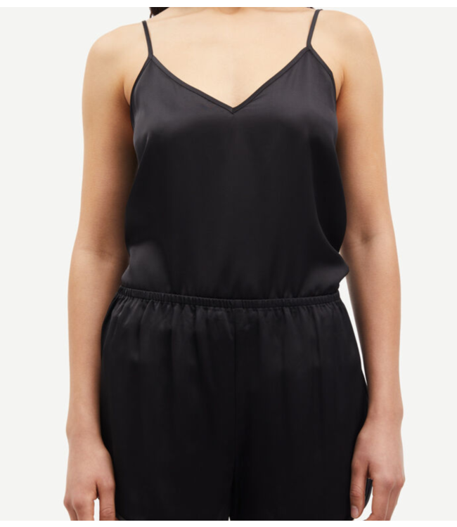 Samsøe Samsøe Top sharon strap top black BASICS