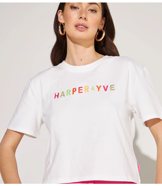 HARPER & YVE T-shirt Harper Cream White