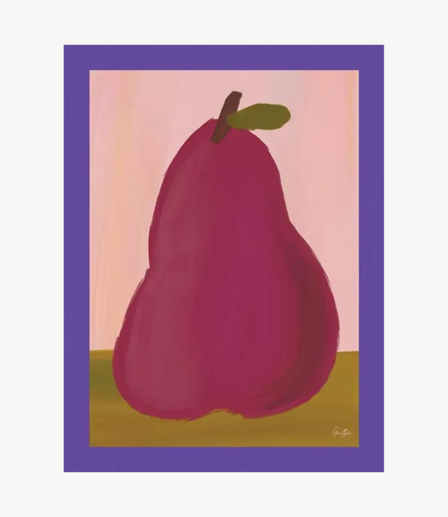 Kklup Home Selection Poster Pear art print 60x80 cm