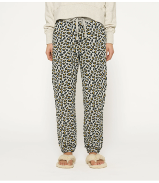 10DAYS Broek cropped jogger leopard light grey melee