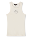 Refined Department Top ladies knitted smiley tank top Rachel white