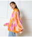 Refined Department Blouse ladies woven oversized blouse Faya pink