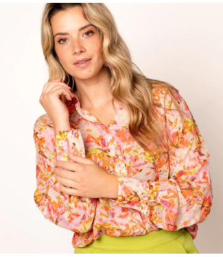 Freebird Blouse Jemmy flower pink