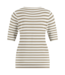 Studio Anneloes T-Shirt Luna ssl stripe pullover offwhite/clay
