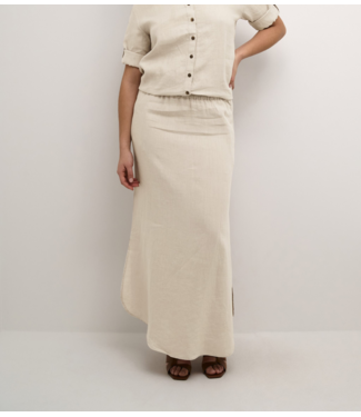 Cream Rok CRBellis CRBellis Maxi Skirt crispy sand