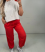 10DAYS Broek parachute pants poppy red