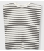 10DAYS Top padded proud tee stripes ecru, black