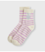 10DAYS Sokken short socks stripes light safari, violet