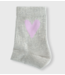 10DAYS Sokken short socks heart light grey melee