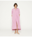 10DAYS Jurk maxi shirt dress stripes violet