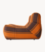 HKliving Loungestoel Lazy lounge chair outdoor, retro