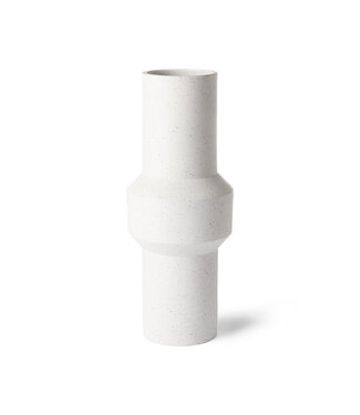 HKliving Vaas speckled clay vase straight L