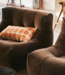 HKliving Loungestoel Lazy lounge chair, royal velvet espresso