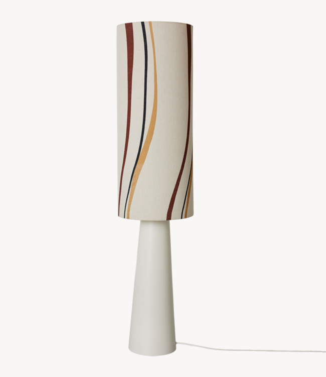 HKLIVING Lampenvoet cone floor lamp base xl cream